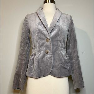 J Crew Blazer Style # 17306 Size 0 XS crushed Velvet jacket